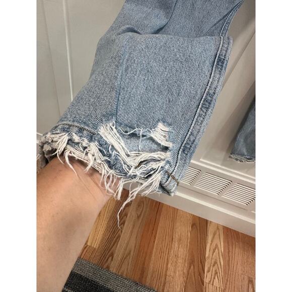 AGOLDE 90’s Straight Distressed Jeans Size 25 - Picture 8 of 9